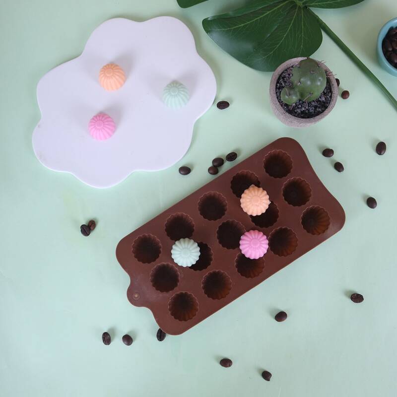 

1pc Silicone Chocolate Mold, Chocolate brown