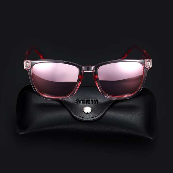

Men Tinted Lens Polarized Sunglasses, Pink