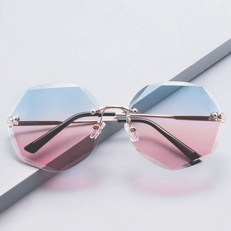 

Rimless Tinted Lens Sunglasses