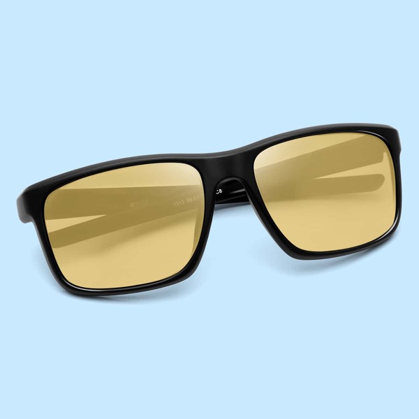 

Men Tinted Lens Polarized Sunglasses, Ginger