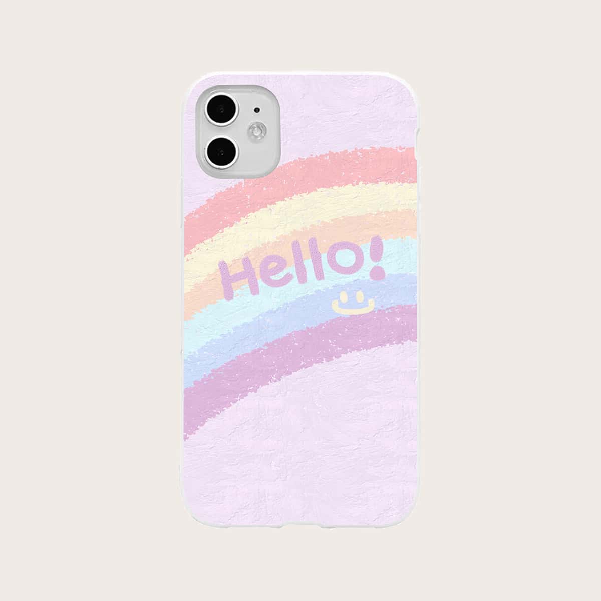 

Letter Graphic Phone Case, Multicolor