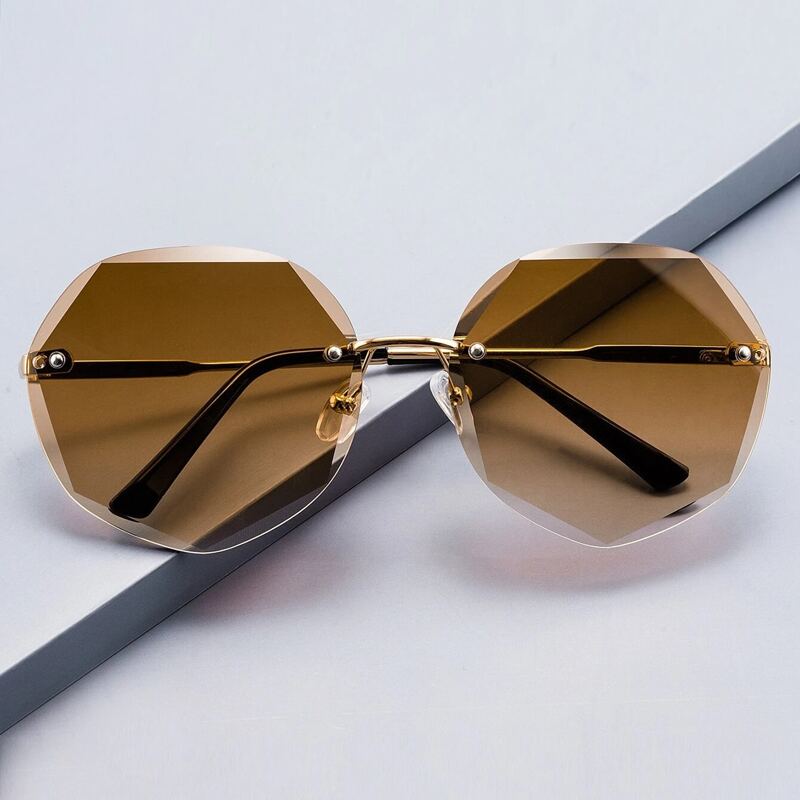 

Rimless Tinted Lens Sunglasses