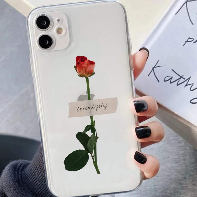

Rose Pattern Phone Case, Multicolor