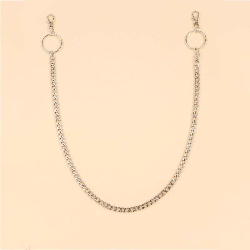 

Ring Linked Pant Chain, Silver