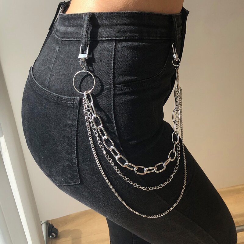 

Layered Pant Chain, Silver