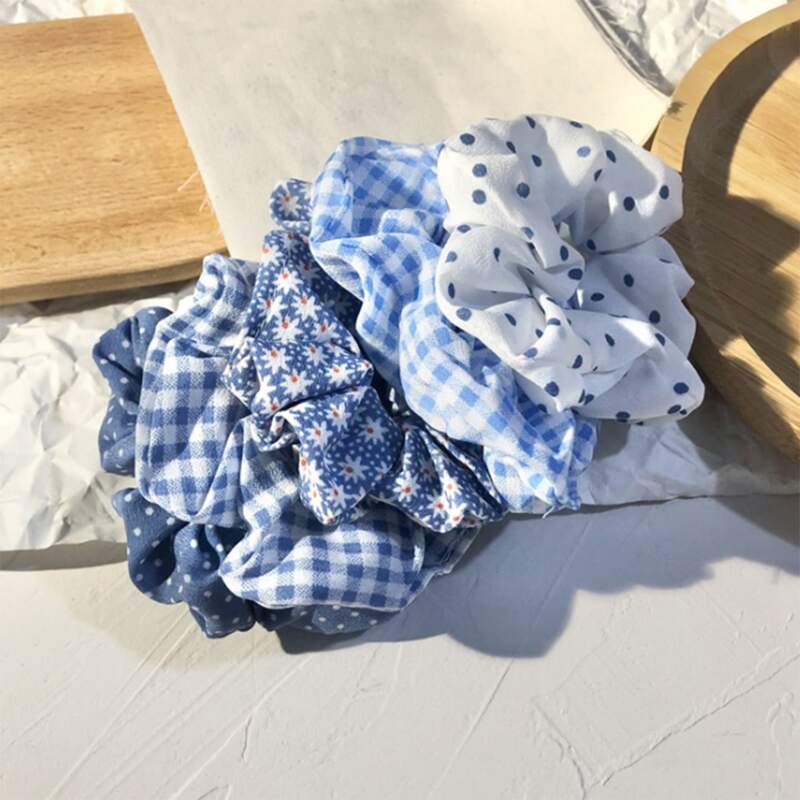 

5pcs Ditsy Floral Pattern Scrunchie, Multicolor