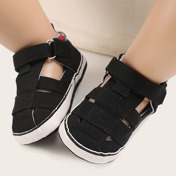 

Baby Boy Hollow Out Design Sandals, Black