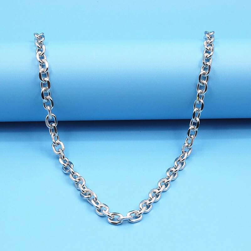 

Minimalist Chain Necklace, Silver