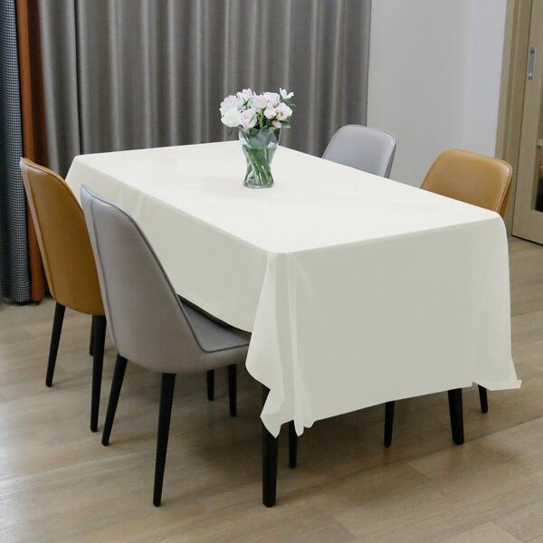 

Solid Color Disposable Tablecloth, Beige