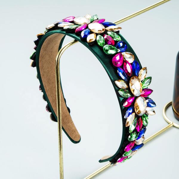 

Gemstone Decor Hair Hoop, Multicolor