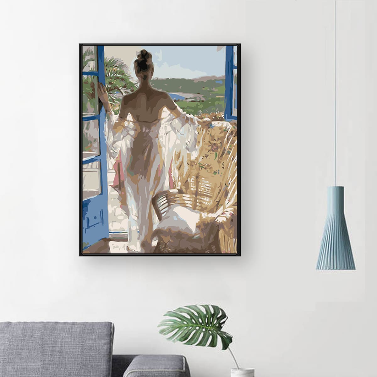 

Figure Graphic DIY Diamond Unframed Painting, Multicolor