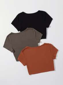 Áo thun màu trơn Giải trí - Nhiều màu - Xem 2