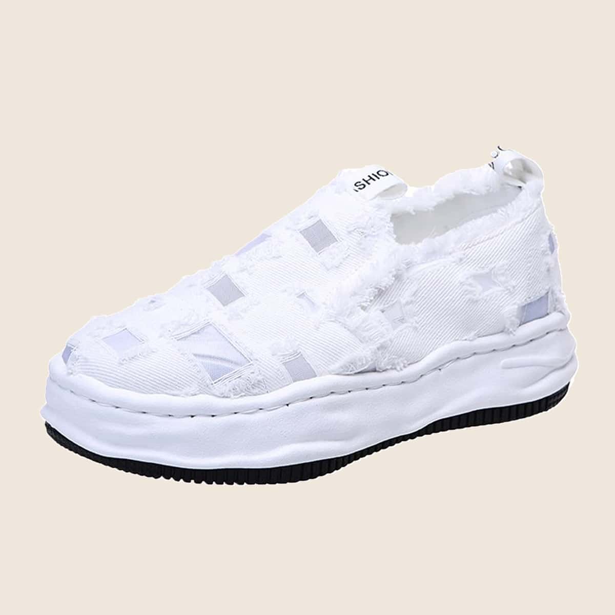 

Minimalist Slip On Sneakers, White