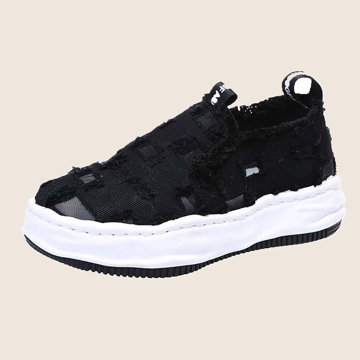 

Minimalist Slip On Sneakers, Black