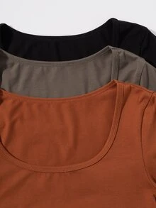 Áo thun màu trơn Giải trí - Nhiều màu - Xem 6