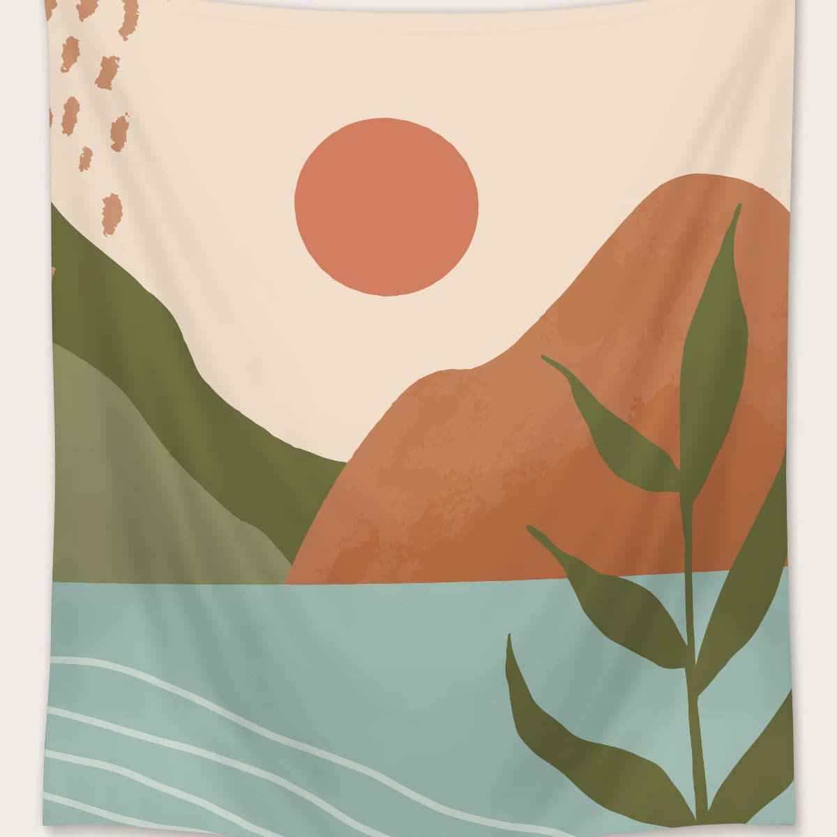 

Abstract Mountain Tapestry, Multicolor