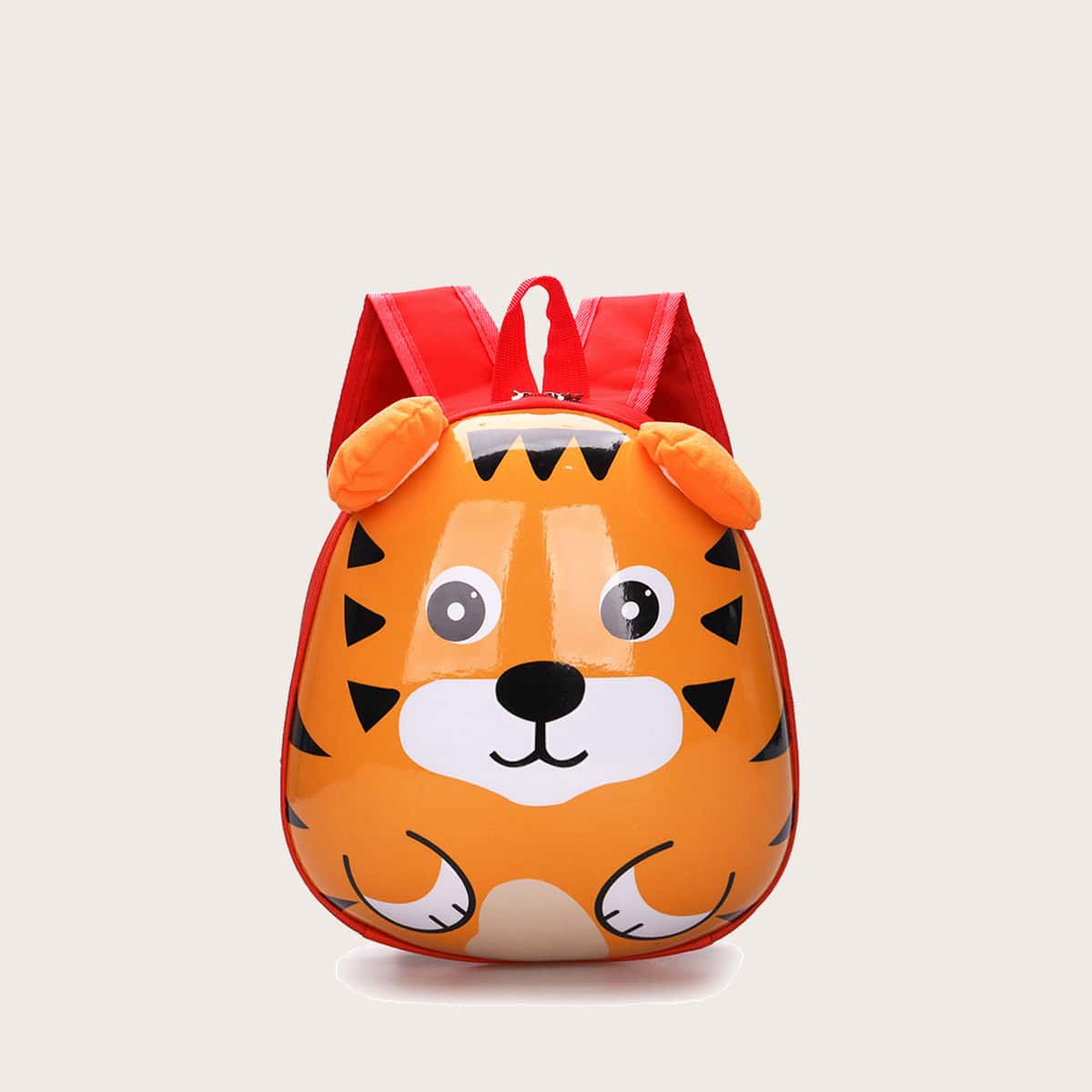 

Cartoon Tiger Design Backpack, Orange