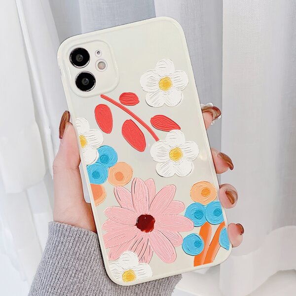 

Flower Pattern Phone Case, Multicolor