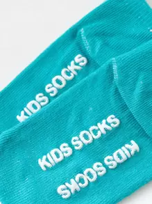 5pairs Toddler Kids Mẫu ngẫu nhiên Vớ mắt cá chân - Nhiều màu - Xem 3