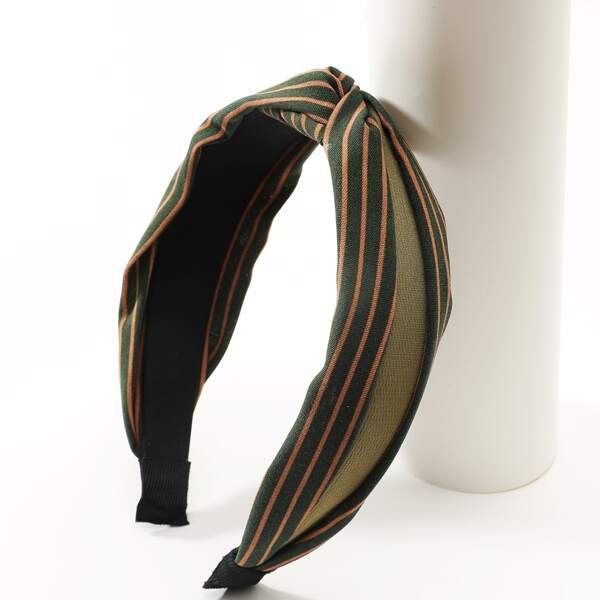 

Striped Hair Hoop, Multicolor