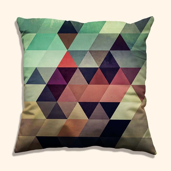 

Geometric Pattern Cushion Cover Without Filler, Multicolor