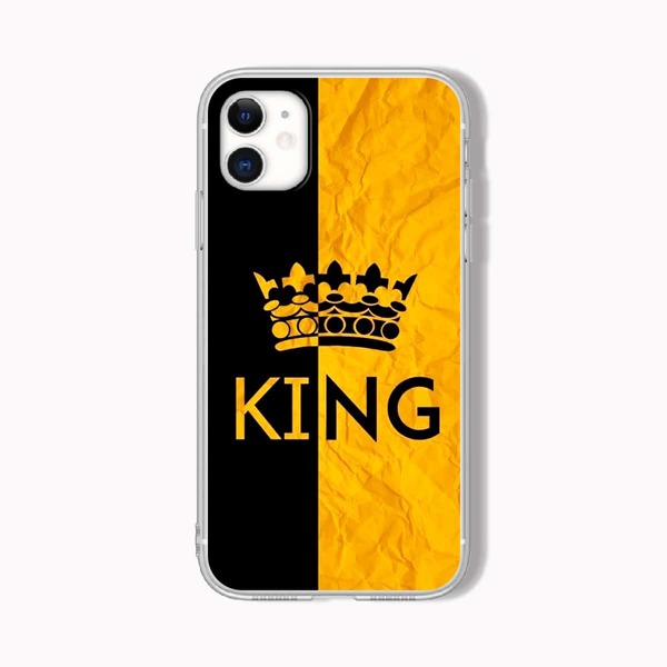 

Crown Print Phone Case, Multicolor