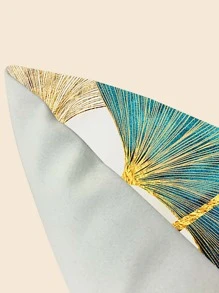 Ginkgo Leaf Print Cushion Cover không có chất làm đầy - Nhiều màu - Xem 2