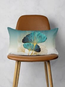 Ginkgo Leaf Print Cushion Cover không có chất làm đầy - Nhiều màu - Xem 3