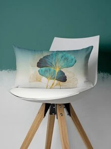 Ginkgo Leaf Print Cushion Cover không có chất làm đầy - Nhiều màu - Xem 4