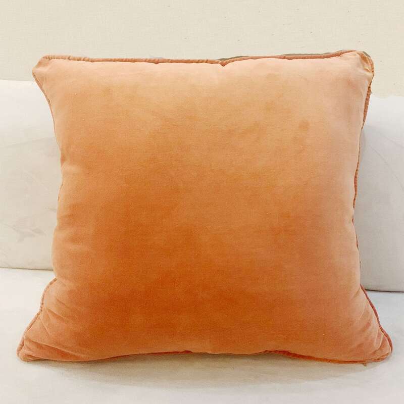 

Solid Color Cushion Cover Without Filler, Orange