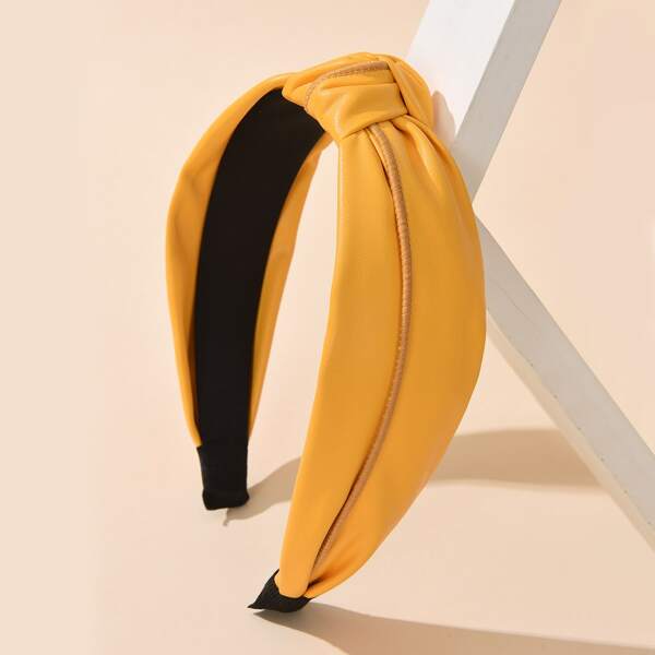 

Knot Decor Headband, Yellow