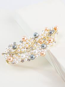 Đồ trang trí Ngọc Trai giả Kẹp tóc Thanh lịch - Nhiều màu - Xem 2