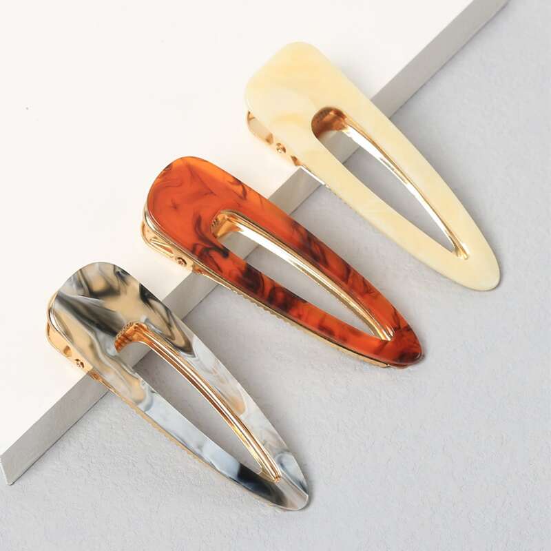 

3pcs Alligator Hair Clip, Multicolor