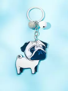 Cartoon Dog Pendant Keychain - Multicolor - View 1