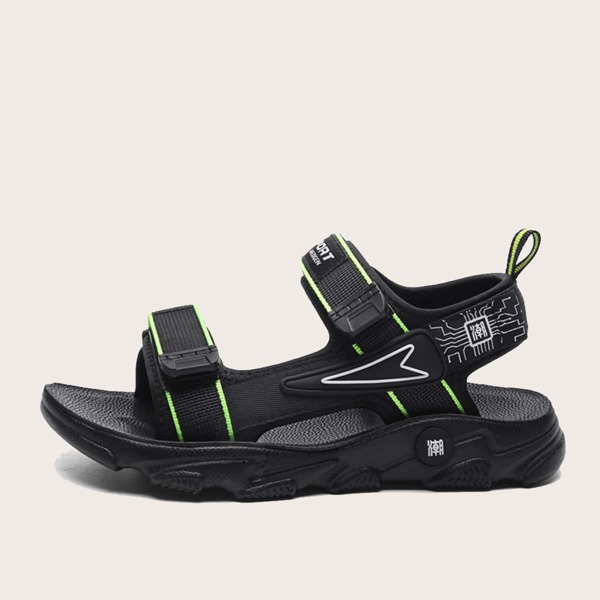 

Boys Velcro Strap Sport Sandals, Green