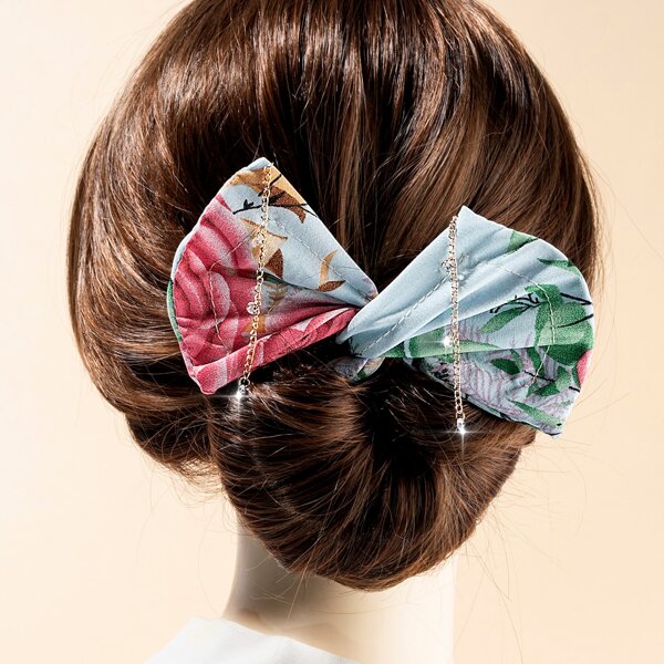

Flower Print Hair Accessory, Multicolor