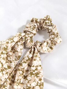 3入組飄帶髮圈 - 綠色 - 查看 3