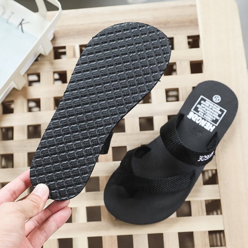 

Letter Graphic Flip Flops, Black