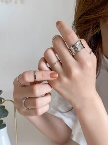 DAZY Nhẫn - Bạc - Xem 4