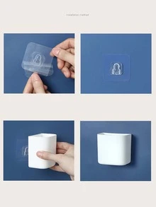 1入組壁掛式儲物架 - 白色 - 查看 5