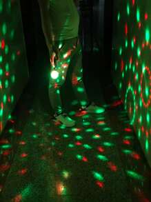 Đèn cảm biến nhịp điệu USB 6cm nhấp nháy hình quả cầu ma thuật, trang trí không khí tiệc tùng, đèn nhạc disco - Nhiều màu - Xem 4