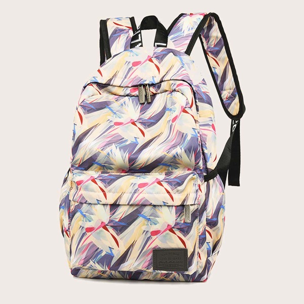 

Allover Floral Pattern Backpack, Multicolor