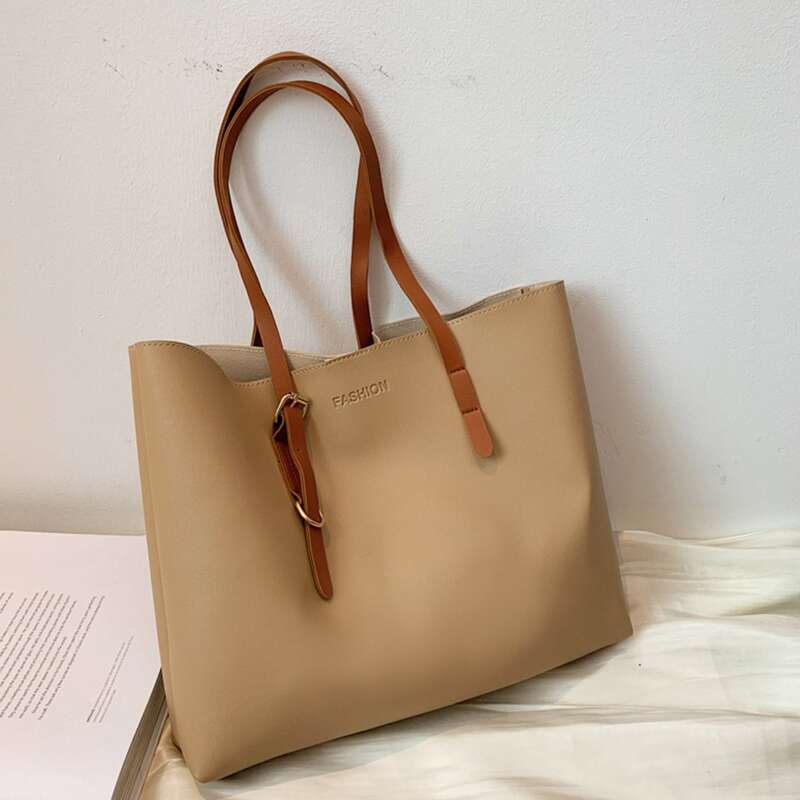 

Minimalist Tote Bag, Khaki