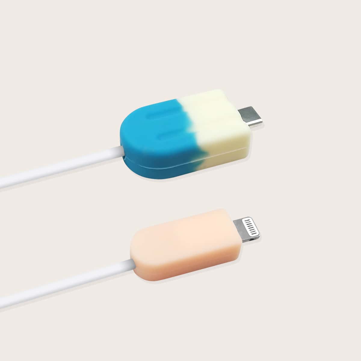 

2pcs Popsicle Data Cable Protector, Multicolor