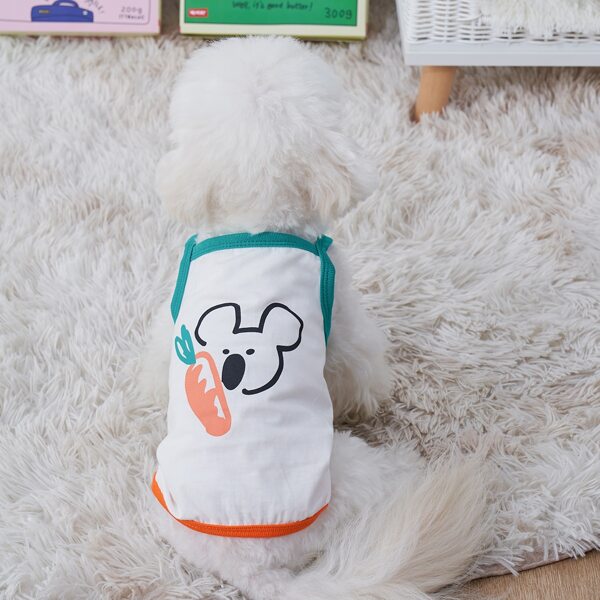

Cartoon Graphic Pet Tank, Multicolor