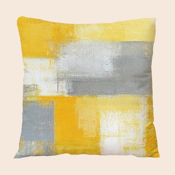 

Graffiti Pattern Cushion Cover Without Filler, Multicolor