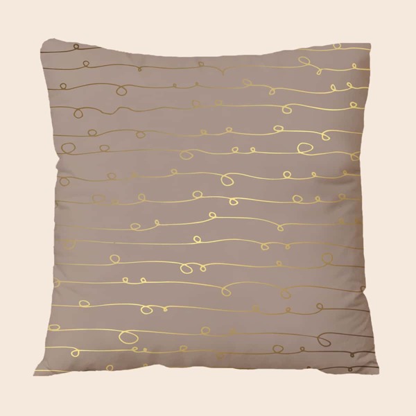 

Graphic Print Cushion Cover Without Filler, Multicolor
