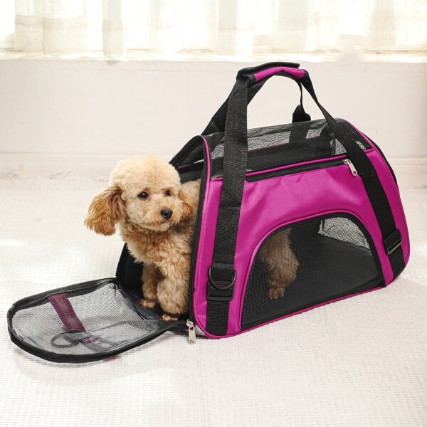 

1pc Portable Pet Carrier Bag, Purple