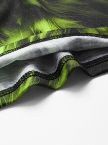 Manfinity VCAY 男士狼印花T恤 - 彩色 - 查看 4