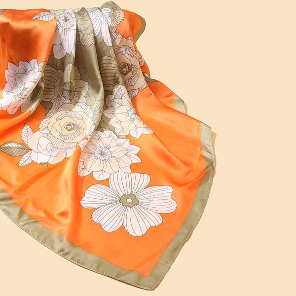 

Flower Print Bandana, Multicolor